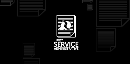 简约风格的邮递服务logo设计
