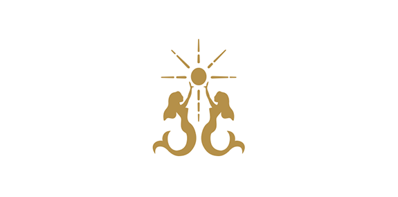 双鱼座太阳logo设计