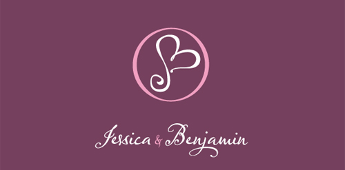 简约优雅婚礼logo设计