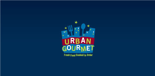 创意城市美食logo设计