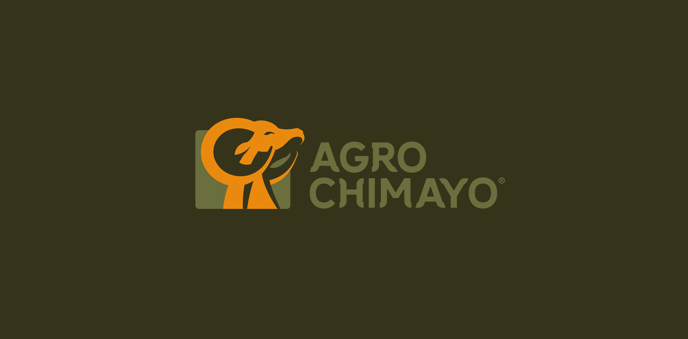 农业品牌logo设计:绿色与橙色的完美结合
