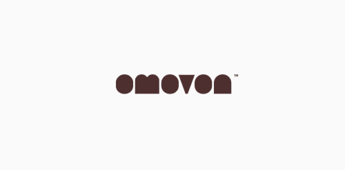 简约现代风格的omovon logo设计