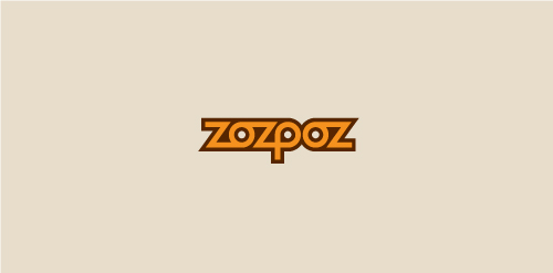 Zozpoz Logo设计:创意字体与品牌视觉