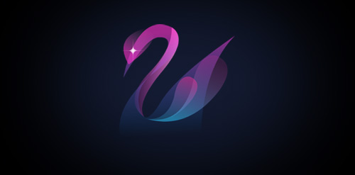天鹅logo设计:优雅与现代的完美结合