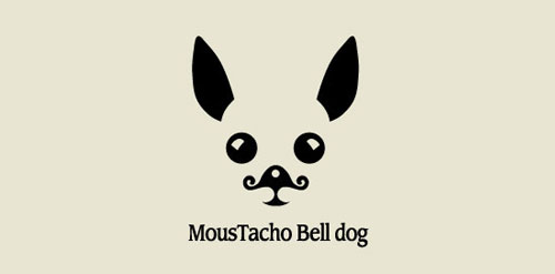 MousTacho Bell dog logo设计