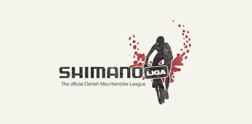 Shimano Liga Logo设计:丹麦山地自行车联赛官方标志