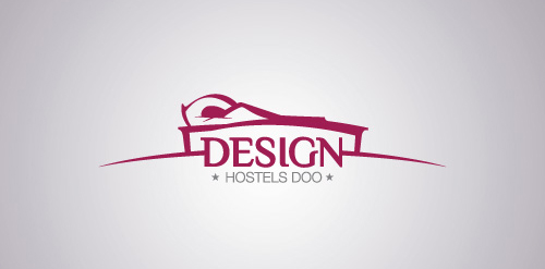 简约现代酒店设计logo
