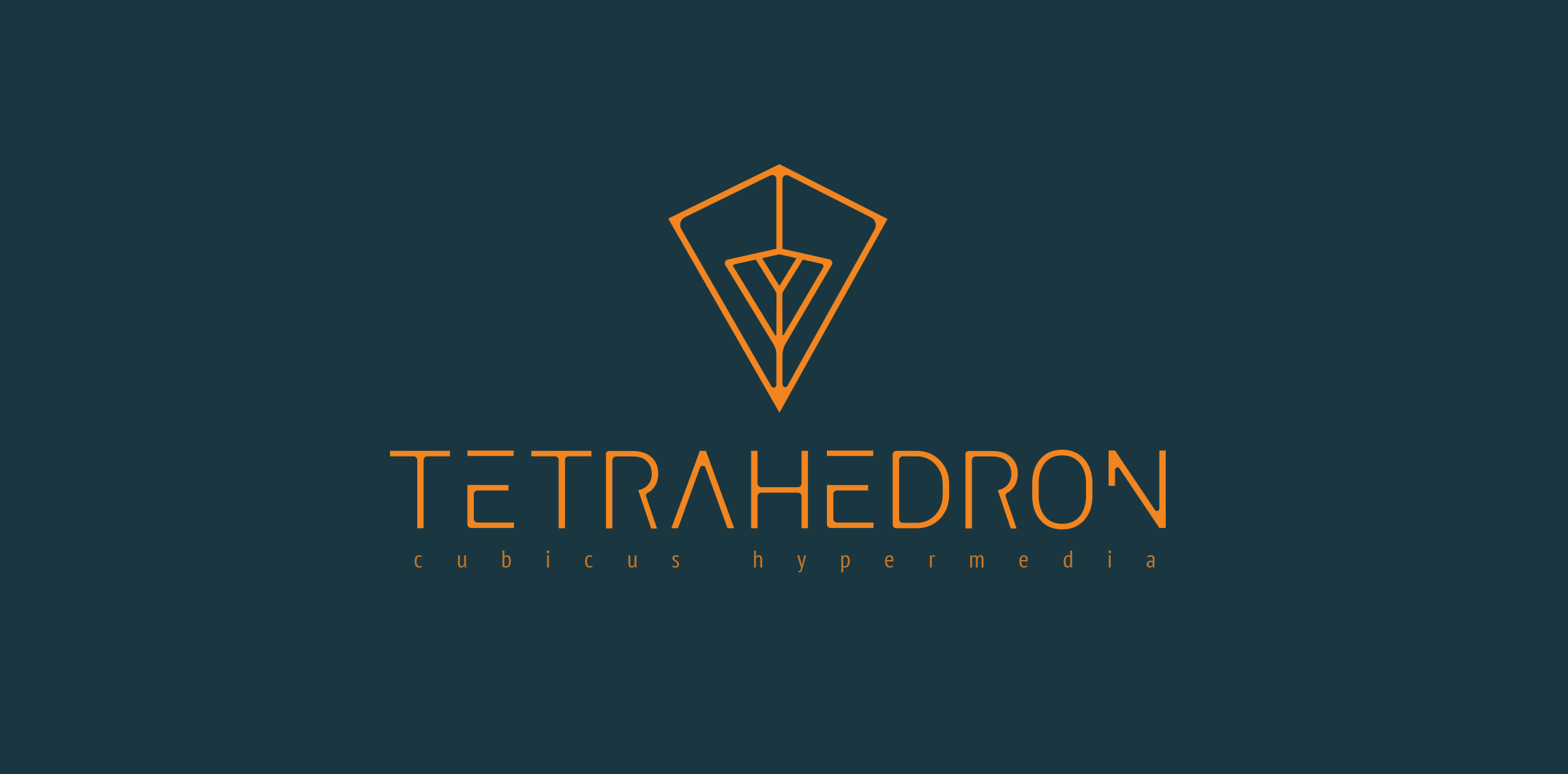 Tetrahedron Logo Design for Tech Companies