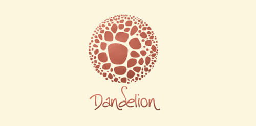 Dandelion logo设计:自然与简洁的完美结合