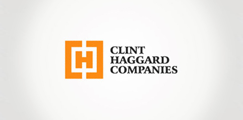 简洁现代的Clint Haggard Companies logo设计