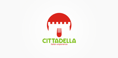 CITTADELLA logo设计:意大利美食体验