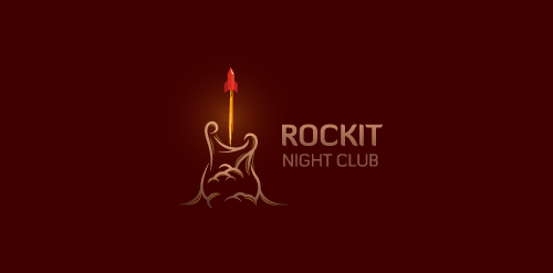 火箭夜店logo设计