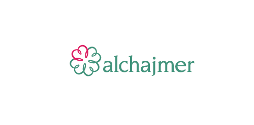 清新简约的'Alchajmer'品牌logo设计