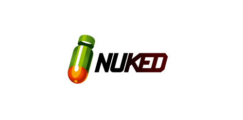 NUKED logo设计:简洁现代的科技品牌标识