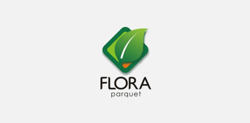 自然绿色植物logo设计