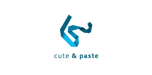 创意粘贴Logo设计