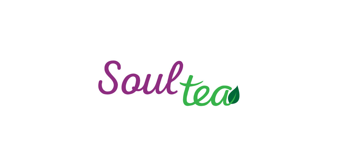 Soultea logo设计:简约自然风格