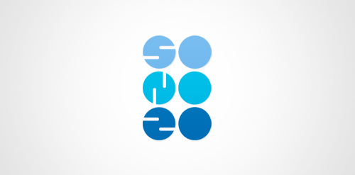 简约几何图形logo设计