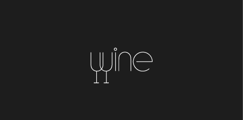简约风葡萄酒logo设计