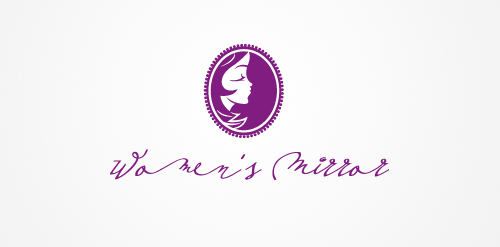 优雅女性头像logo设计