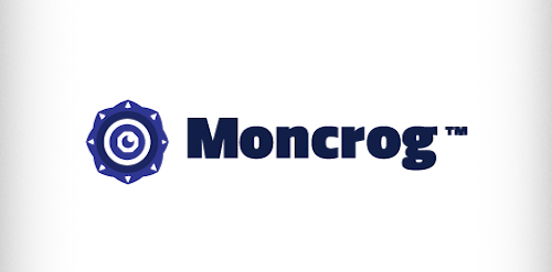 Moncrog logo设计:简洁科技感标识