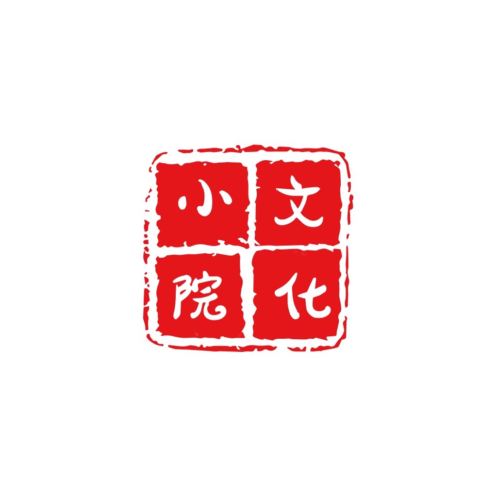 红色印章风格的logo设计
