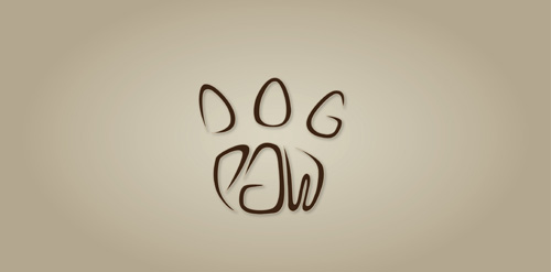 简约宠物店logo设计