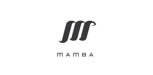 简约优雅的Mamba logo设计