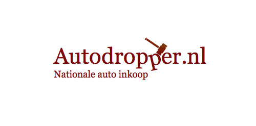 Autodropper.nl Logo设计:简洁现代的汽车销售标志