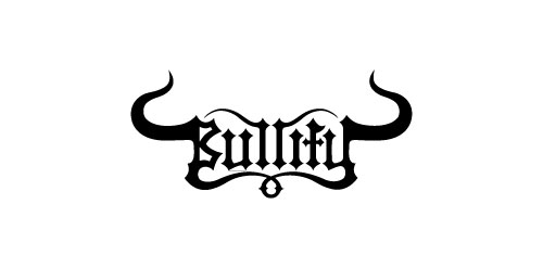 Bullity logo设计:牛角元素与艺术字体的结合
