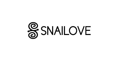 简约风SNAILOVE logo设计