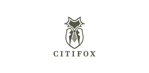 CITIFIXOX logo设计:现代简约盾牌标志