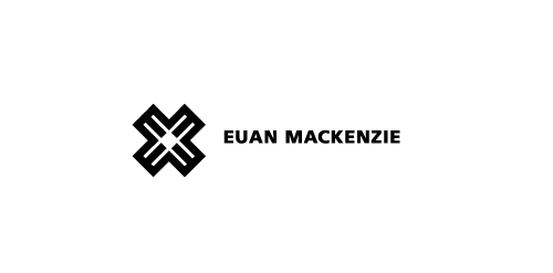 简约几何风格Euan Mackenzie品牌logo设计