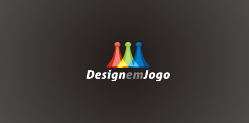色彩游戏logo设计
