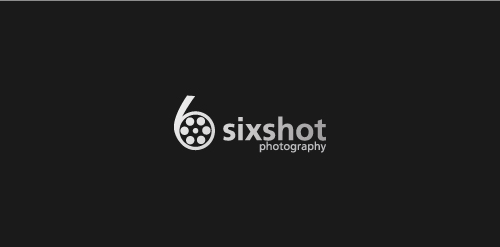 六拍摄影logo设计