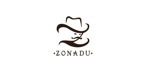 简约牛仔帽Logo设计