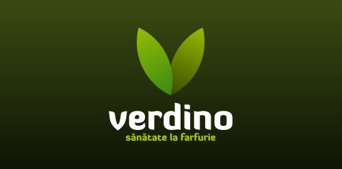 绿色叶子logo设计：清新自然品牌标识