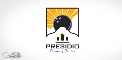 Presidio Bowl Center Logo Design