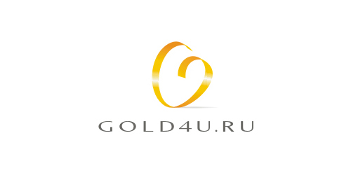 简约金色圆环Logo设计