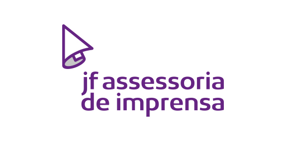 简洁现代的logo设计:jf assessoria de imprensa