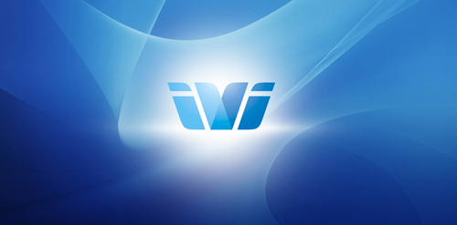 现代简洁蓝色logo设计