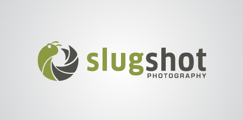 slugshot logo设计:简约摄影标识