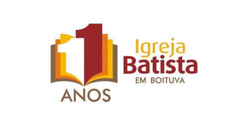 Igreja Batista 1 Anos Logo Design