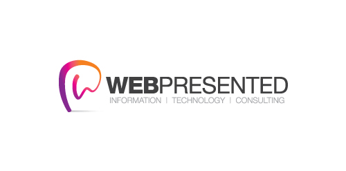 WebPresented Logo设计:现代科技与信息咨询服务