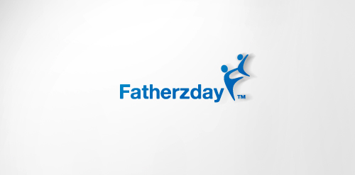 Fatherzday logo设计:简洁动态的父爱标志