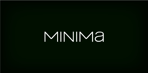 简约风格的MINIMA logo设计