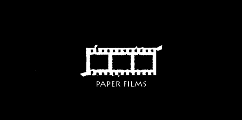 简约黑白电影胶卷logo设计