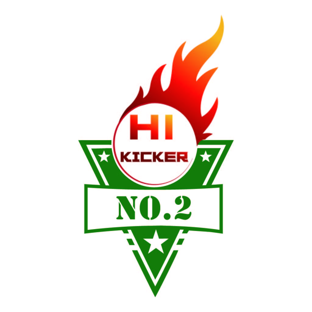 火焰元素的Hi Kicker No.2 logo设计