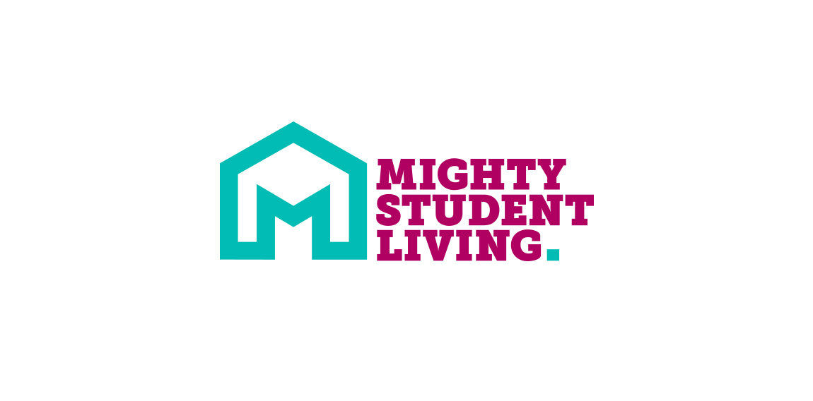 Mighty Student Living Logo Design