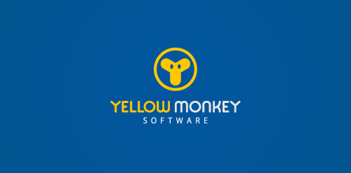 黄色猴子软件logo设计